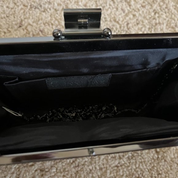 Classic Gunne Sax Black Mini Evening Bag - Picture 3 of 5